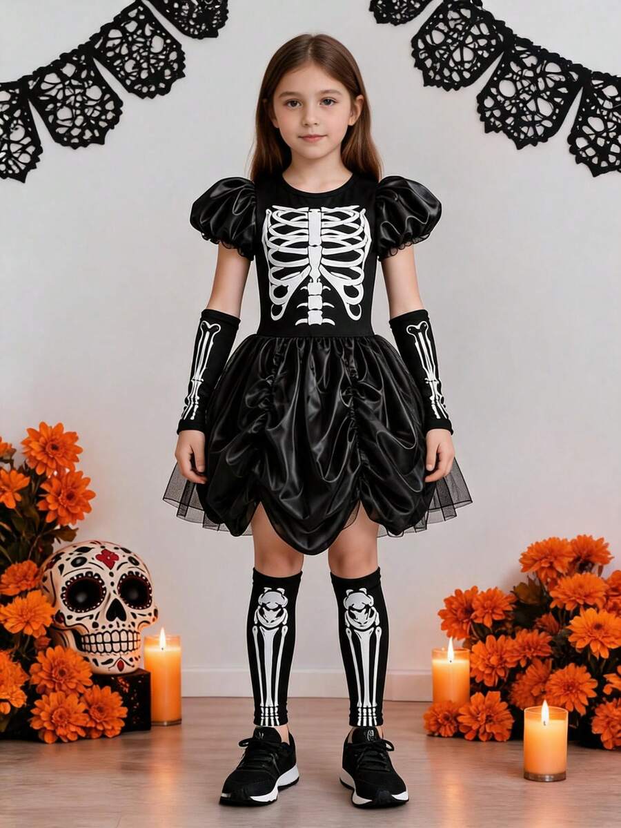 Tween Girls Costumes - Black - View 1