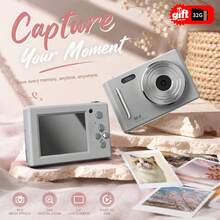 Cámara digital retro con enfoque automático CCD, grabación de video fluida, equipada con batería de 700mAh, fácil de operar, ligera y portátil, múltiples filtros para elegir, regalo ideal para amantes de los viajes & amigos. - Ver 17