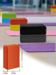 Yoga Blocks, Fitness Blocks, Exercise Fitness Bricks, Non-Slip For Pilates Stretching Inversion, Flexibility And Balance, Lightweight Non-Slip Surface Suitable For Yoga, Pilates And Meditation - Multicolor - View 10