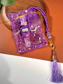 Ring Electronic Counter Tassel Pendant Set, Portable Manual Tally Counter - Multicolor - View 10
