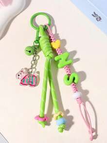 Cartoon Cute Phone Charm Dopamine Style Phone Pendant Bag Accessory Wallet Charm Christmas Gift Cute Style - Multicolor - View 9