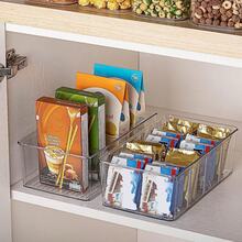 2pcs Clear Fridge Storage Box, Home & Office Kitchen Storage Container With Removable Dividers, Suitable For Storing Fruits, Vegetables, Meat, Eggs, Ginger, Garlic, And More - View 6
