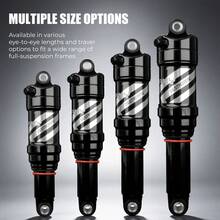 BOALNY BOLANY Full Suspension Mountain Bike Rear Shock, Lightweight Aluminum Alloy Shock Absorber (Suitable For Mountain Bike/Trail Riding) - Multicolor - View 2