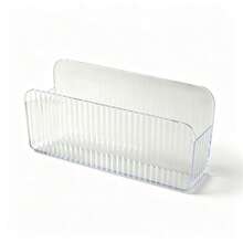 1/2pcs Transparent Vertical Plastic Makeup Organizer Storage Box, Space-Saving Bathroom Vanity Organizer For Lipstick, Skincare, Cotton Pads, Face Masks, Desktop Cosmetic Storage Rack - Multicolor - View 14
