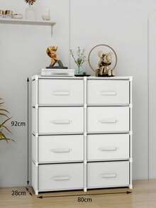 Wardrobe Storage, Autumn Home Decor. Multi-Functional, Medium Size Optional, Cube Storage Cabinet With Drawers, Wardrobe, Shelf, Shoe Rack, Shoe Cabinet, Freestanding Display Rack, Free Assembly, Floor-Standing Assembly Storage Rack, Bookshelf - Multicolor - View 10