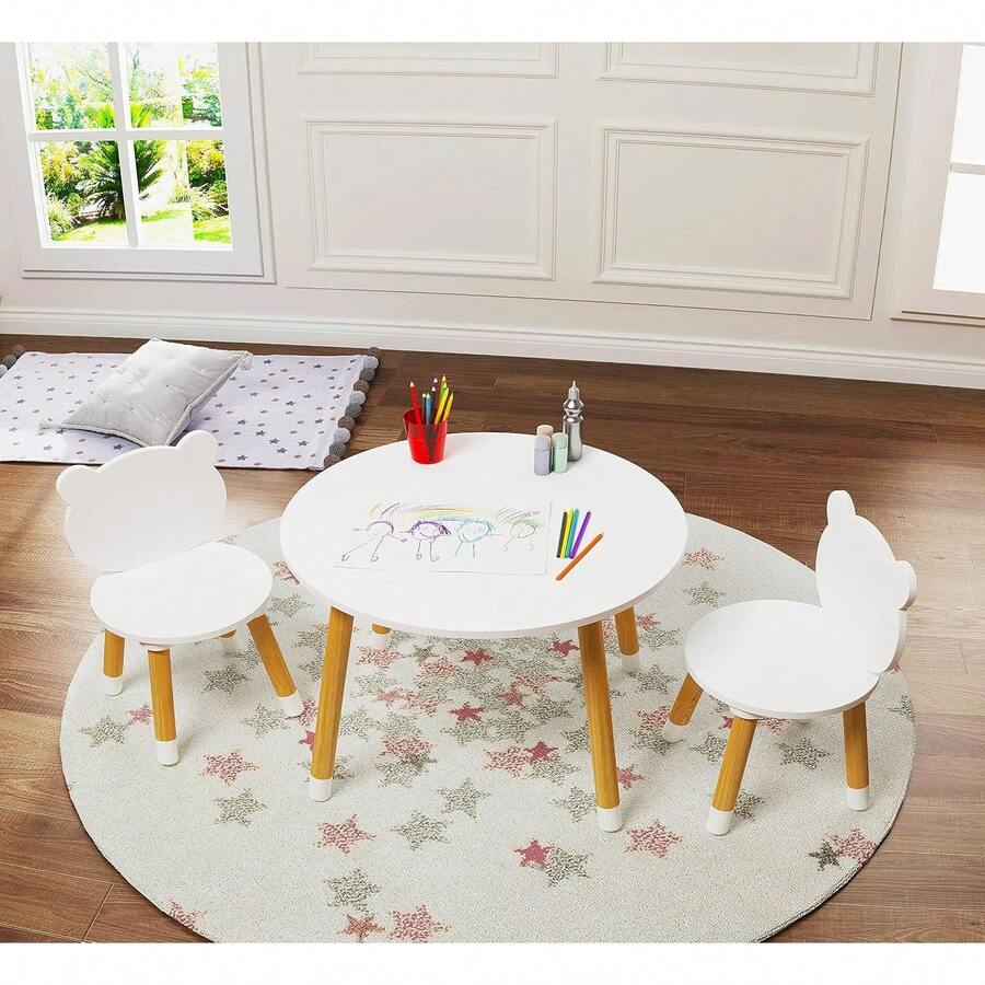 Kids Tables & Chairs - White - View 1