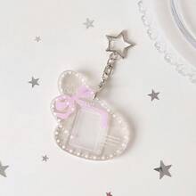 1pc Summer Fresh Girl Angel Wings Star Card Holder, Idol Fan Student 1-Inch ID Photo Small Card Sticker Pendant Card Holder - Multicolor - View 15