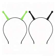 1件萬聖節發光外星人髮箍，節日氛圍道具，派對發光頭飾 - 均碼 - 查看 16