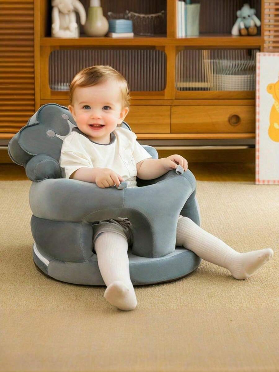 Libsit Baby Support Seat - Toddler Floor Sofa Chair With Learning To Sit Function, Suitable For Toddlers And Infants - Grey - View 1