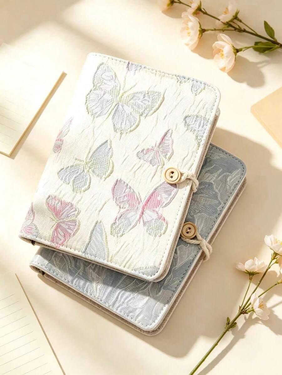 1 buah Binder Tabungan Tunai Motif Kupu-kupu Bordir, Buku Catatan Perencana Anggaran, Desain Lembar Lepas, Anggaran Keluarga, Manajemen Keuangan, Buku Tabungan, Manajemen Keuangan Harian - View 1