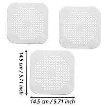 1/2/3件組 矽膠頭髮收集器與排水塞，適用浴缸和淋浴間，防止堵塞與異味，水槽防堵濾網，浴缸淋浴排水塞，排水蓋，污水過濾器，浴室頭髮收集器，廚房浴室家用用品 - 多色 - 查看 13