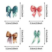 50Pcs Bow Stickers Stationery Graffiti Stickers, Decals For Party, Water Bottle, Scrapbook, Laptop, Skateboard, Computer, Gift Bags, Envelope Seals, Office Supplies, For Teens Fans - Bow Stickers - View 2