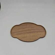 Wooden Tray Chinese Style Asymmetrical Dry Tea Tray Fruit Plate Restaurant Hotel Dining Tray - Brown - View 8