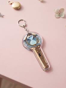 1pc/8Pcs K--Pop Fan LightStick Acrylic KeychainCharms, Cute Music Group Replica Pendant Set, Y2K Concert Enthusiast Accessory, Perfect Gift For K-Pop Fans And Friends, High-Quality Transparent Acrylic, Suitable For Tote Bags, Keys And Daily Decoration. - Multicolor - View 9