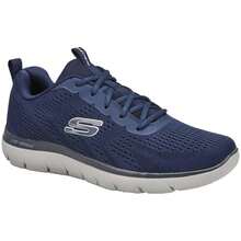 Skechers أحذية رياضية كاجوال رجالية - الأزرق - مشاهدة 1