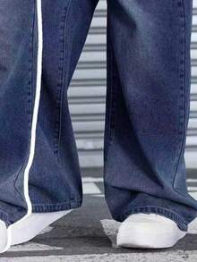 Boys Spring Denim Jeans New Fashion Style - Blue - View 5