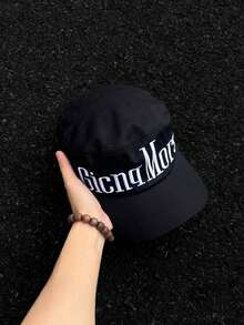 American Flat-Top Color-Block Large Letter Lip Embroidery Flat-Top Baseball Cap Men And Women Hip-Hop Camouflage Street Military Cap - Camouflage Riding Hat - View 6