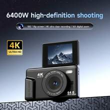 High‑Definition Digital Camera, 2.4‑Inch Flip Screen, Professional Camera, Supports Photo And Video Recording, Ideal For Beginner Vlogging, Perfect For Holiday Use, Great For Thanksgiving, Christmas And Birthday Gifts,700mAh - View 4
