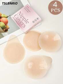 Invisible Breast Lifting Nipple Pasties Boxed Waterdrop Adhesive Nipple Covers Reusable Breast Tape For Low Cut Backless Tops - Multicolor - View 10