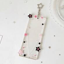Colorful Star Acrylic Life Quadrant K-Pop Card Holder, Star Design Fangirl Y2Y Style Bag Charm Quad Card Holder Accessory - The Four Palaces Of Life - View 13