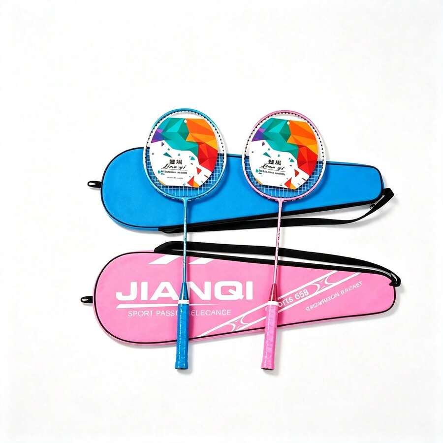 Badminton Rackets - Apricot - View 1