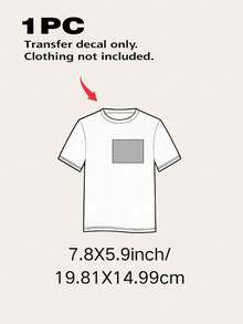 Personalized DTF Heat Transfer Stickers, Custom DIY Iron-On Decals For T-Shirts, Custom Iron-On Transfers, Back-To-School Season - Multicolor Transfer Film - View 26