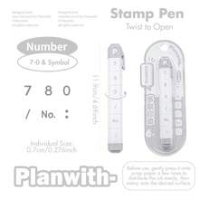 1pc Cute Kawaii Stackable Stamp Pen, Detachable Self-Inking Mini Icon Stamper Marker, Korean Style Scrapbooking Journaling Deco Supplies - Multiple Styles - View 16