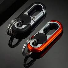 1 High-Quality Keychain With Remote Key Belt Clip, Suitable For Business Style For Men And Women For Daily Travel - A - View 6