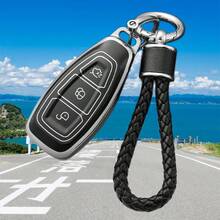 For Ford Mondeo Focus 3 MK3 ST Kuga Fiesta Escape Ecosport Titanium 3 Button Keyless Entry Remote Accessories TPU Smart Key Fob Case Protective Cover Compatible - Model D - View 3