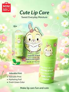 MINISO Disney Mini Moisturizing Lip Balm 3.2g, Melembapkan Tahan Lama untuk Bibir Kering dan Pecah-pecah, Menghaluskan Garis Bibir, Ukuran Saku Portabel, Primer Bibir Harian & Pendamping Makeup, Perawatan Bibir Esensial Musim Gugur/Dingin, Unisex, Semua Jenis Kulit. - Fruity - View 2