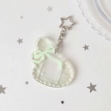 1pc Summer Fresh Girl Angel Wings Star Card Holder, Idol Fan Student 1-Inch ID Photo Small Card Sticker Pendant Card Holder - Multicolor - View 13