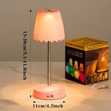 1PC Adjustable Height Gesture Sensor LED Desk Lamp, Rechargeable Bedside Night Light, Bedroom Bar Atmosphere Decorative Table Lamp - Gesture-controlled Desk Lamp - View 13