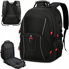 NEWHEY Balo du lịch chống nước 17.3 inch dung tích lớn, thân thiện TSA, dùng cho công sở, đi học, gaming, đại học, đựng máy tính - Nhiều màu - Xem 1