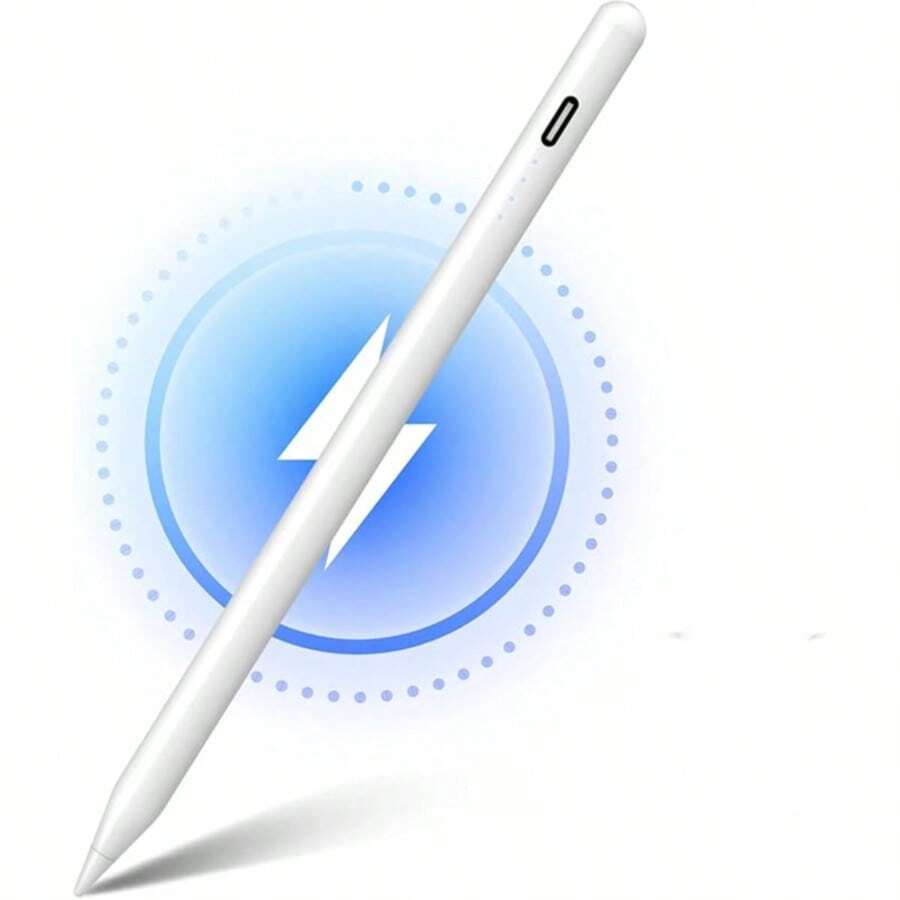 Bolígrafo capacitivo universal, lápiz capacitivo activo con 2 puntas de repuesto, compatible con Android, Apple, bolígrafo capacitivo premium de escritura suave (solo compatible con sistemas Apple, Android, HarmonyOS, algunos Windows, no apto para dispositivos con pantalla resistiva o electromagnética)