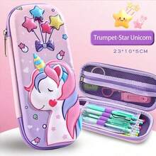 Kids Pen & Marker Cases - Unicorn Star Trumpet - View 1