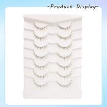 7 Pairs Brown False Eyelashes, Natural Effect, Transparent Lash Root, Lash Extension, Suitable For Daily Use - Brown - View 8