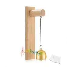 1/2pcs Shop Door Bell, Magnetic Wooden Door Bell Rings When Door Opens, Suitable For Cafe Glass Door Shop Entrance, Housewarming Gift (Bar Shape, 5.91 X 1.38 Inches) - Doorbell - View 8