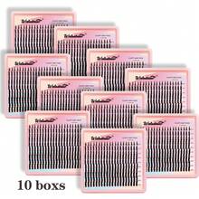 Waloshow New 200pcs Pointed Lash Extensions, Cartoon Style, 10-18mm, Anime Style, Pointed Single Lash, D-Curl Fairy Lash Clusters, Cartoon Style Single Lash - D - View 11