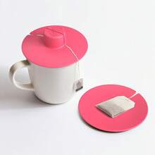 1pc Silicone Tea Bag Holder, Can Be Used As Tea Bag Fixer And Squeezer, Convenient To Use, No Residue, Dishwasher - Multicolor - View 2