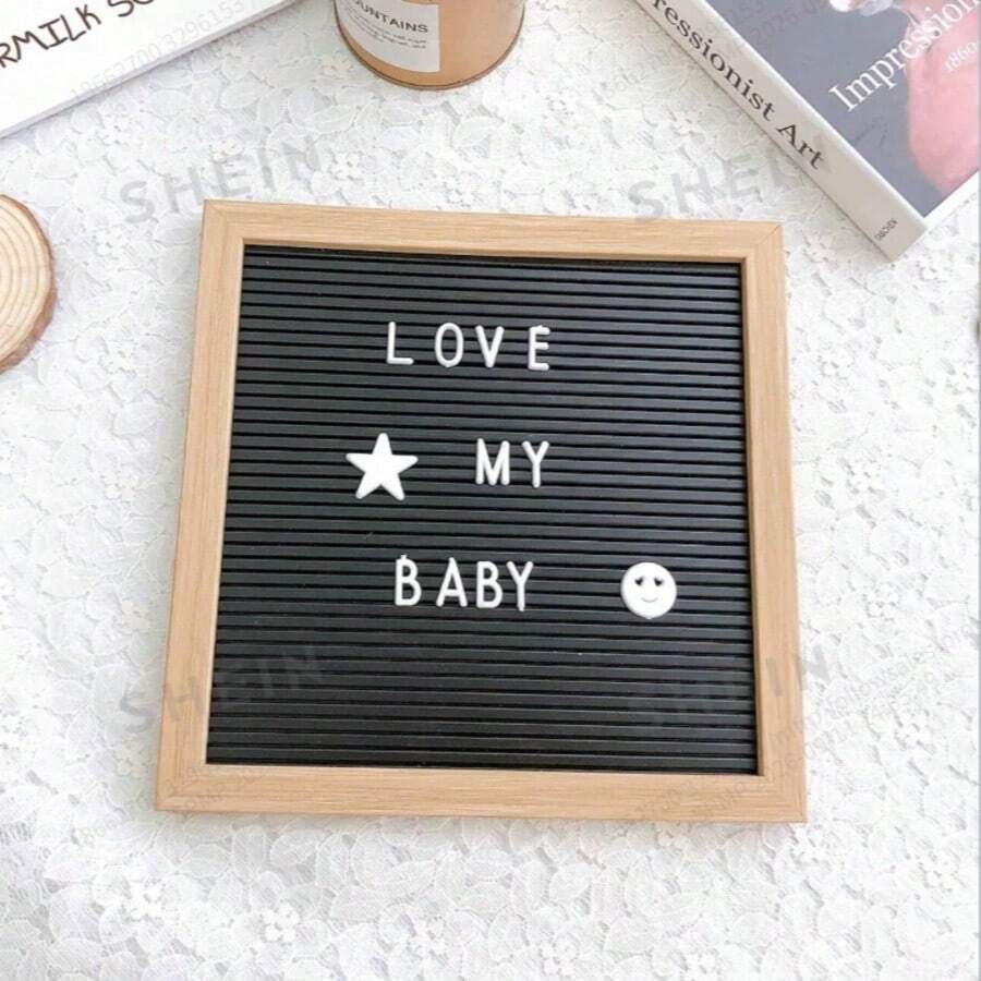 2 Packs Letter Message Board Decorative Crafts DIY Letter Message Board, Suitable For Home Decor, Photo Props, Birthday, Graduation Gifts, Etc. - 1PC - View 1