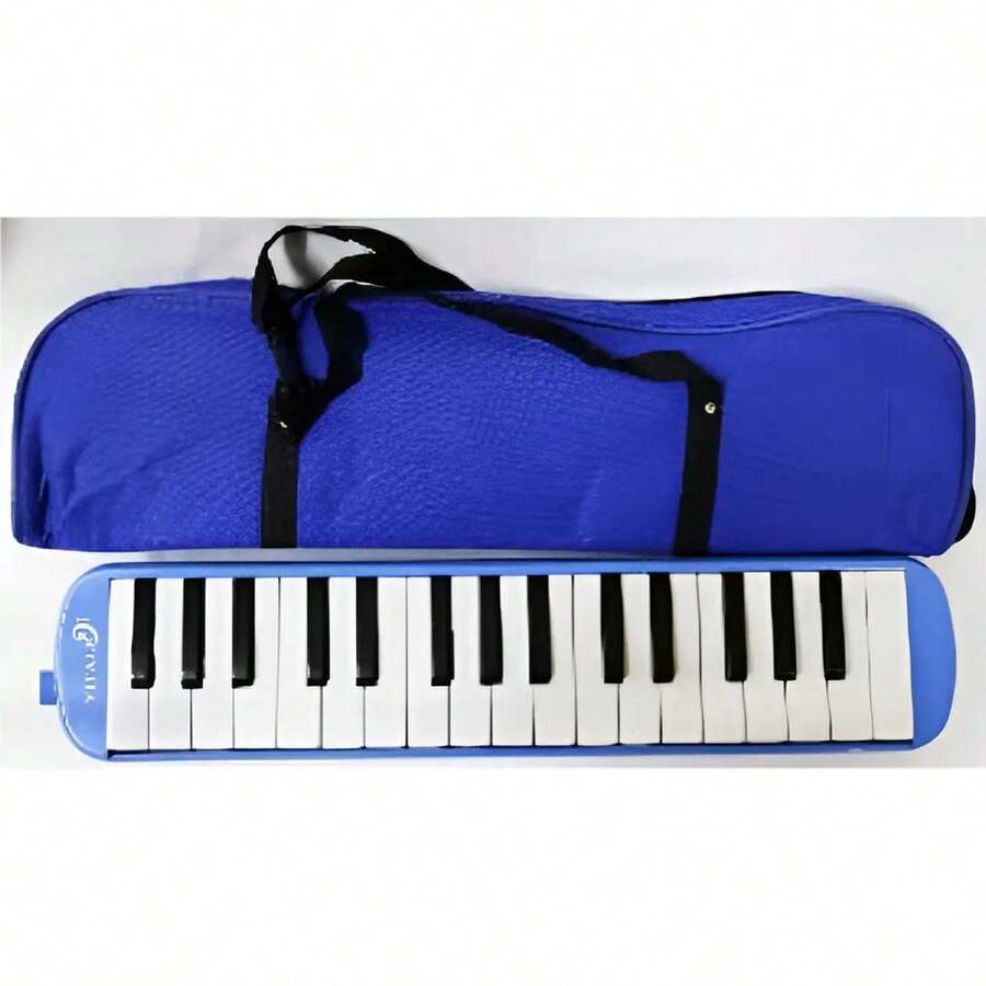 Melódica Vitale Melodion Escolar 32 Teclas con Manguera y Boquilla Roja - Azul - Ver 1