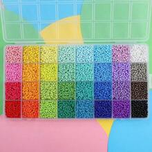 Mixed Color Small Bead Jewelry Handmade Set Box, DIY Phone Chain Bracelet Ring Weaving Material, DIY Creative Craft Gift (Color Differences May Exist Between Different Bead Batches, Subject To Actual Product) - Multicolor - View 8