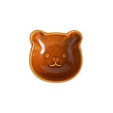 1pc Cute Bear Ceramic Condiment Dish, Multi-Compartment Breakfast Plate, Vintage Bear Double-Compartment Dish, Suitable For Home Decor Tableware, Breakfast Plate, Salad Plate, French Fries Plate, Dipping Sauce Dish, Flavor Dish, Gift, Holiday Decoration - Multicolor - View 14