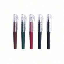 Neutral Ink Business Signature Pen Black Short Portable Mini Water-Based Pocket Pen Stationery Student Neutral Pen - Multicolor - View 5