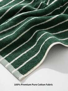 Veyra Day 1pc Cotton Striped Hand Towel - Soft Highly Absorbent Face Towels For Bathroom, Gym, Spa & Hotel, Quick Dry Decorative Hand Towels For Daily Use - Multicolor - View 4