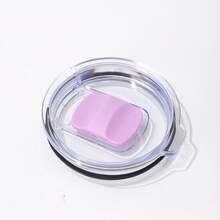 1pc 20oz Insulated Tumbler Replacement Lid, Anti-Spill Cup Lid With Magnetic Sliding Switch - Multicolor - View 13