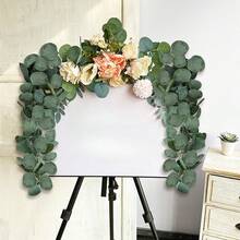 4-Piece Artificial Eucalyptus Branch Garland Set, 1.8 Meters Long – Ideal For Wedding Decorations, Table Centerpieces, And Festive Floral Arrangements - 4pcs - View 3