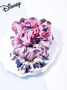 Disney 3 chiếc dây buộc tóc scrunchies trẻ em in kỹ thuật số họa tiết hoạt hình, thiết kế in kỹ thuật số thời trang dễ thương, phù hợp cho tiệc tùng, ngày tựu trường và làm quà tặng cho thanh thiếu niên - Nhiều màu - Xem 7