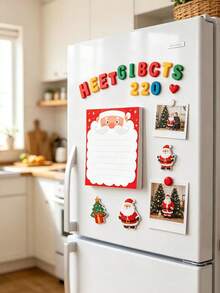 1/2/5PCS Santa Claus Theme Sticky Notes, Square Christmas Sticky Notes Santa Claus Snowman Memo Pads Cute Holiday Self-Adhesive Note Pads Office School Home Book Sticky Notes, 75x75mm Square Sticky Notes, 100 Sheets Total, Removable Backing, Suitable For Office, Home And Daily Use - Multicolor - View 9