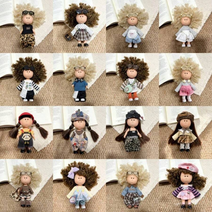 1pc Potato Doll Accessories And Outfit Set, Suitable For 14cm Doll, Mini Clothing Accessories, Unique Gift For Collectors (Note: Only Includes Clothing, Doll Not Included. Some Accessory Colors Random) - Multicolor - View 1